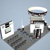 20x40 trade show booth rental Turnkey service